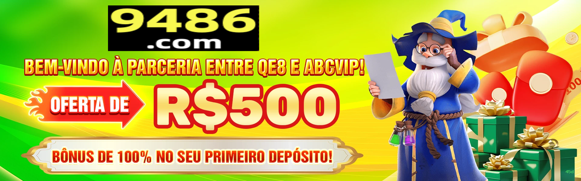 Imagem promocional dos jogos de lottery da 45d
